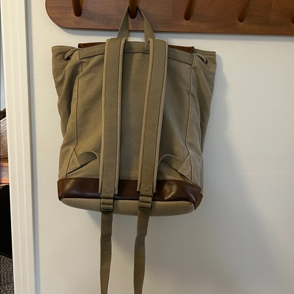 Kelly Moore Brown and Tan Camera Backpack